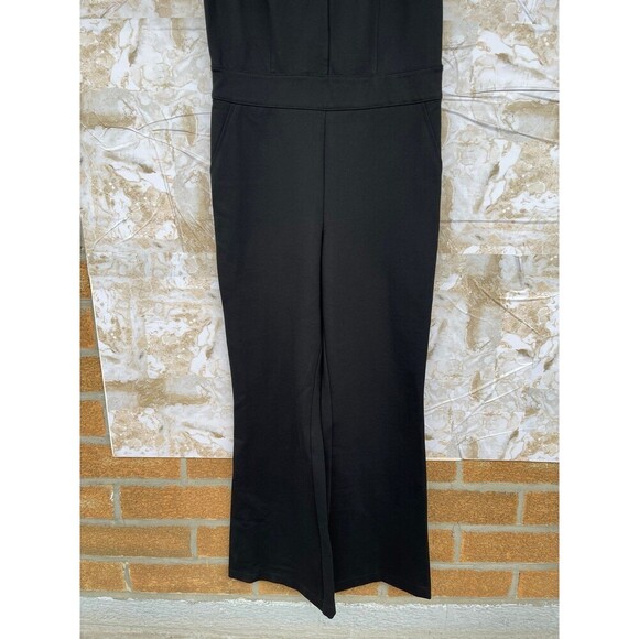 SPANX The Perfect Jumpsuit Sleeveless Back Zip Bootcut Leg Classic Black medium - Picture 9 of 12